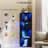 50.8"H 4-Tier Bokshelf Display Cabinet With Tri-Color Sensor Light-1656077611