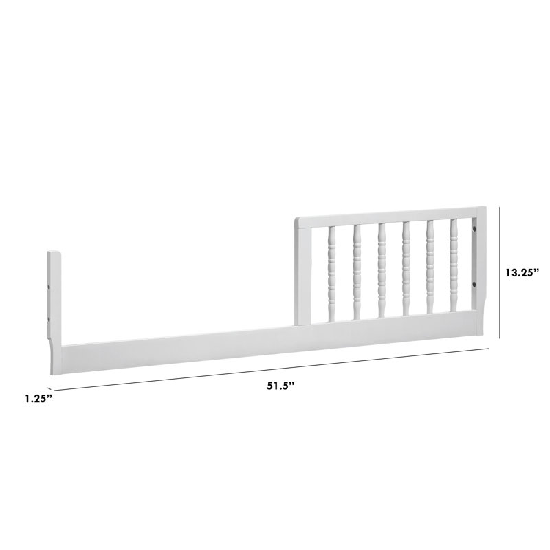 Rail pour lit de bébé Jenny Lind, Gris brouillard