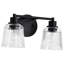 Amissa - coiffeuse - finition noir mat - verre nervuré transparent-1497113404-1497113377