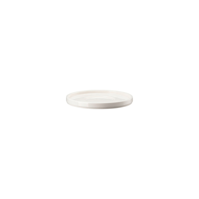 Bloom - Espresso Saucer 5 In Snow, Snow