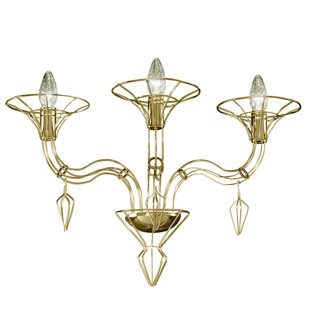 Lustre 3 lumières façon bougie dedale