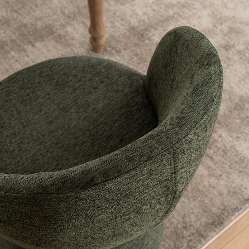 Chaise de salle à manger Allis Boucle, Vert