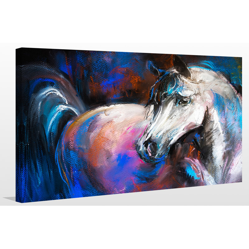 " Horse " Print, 18" H x 30" W x 1" D