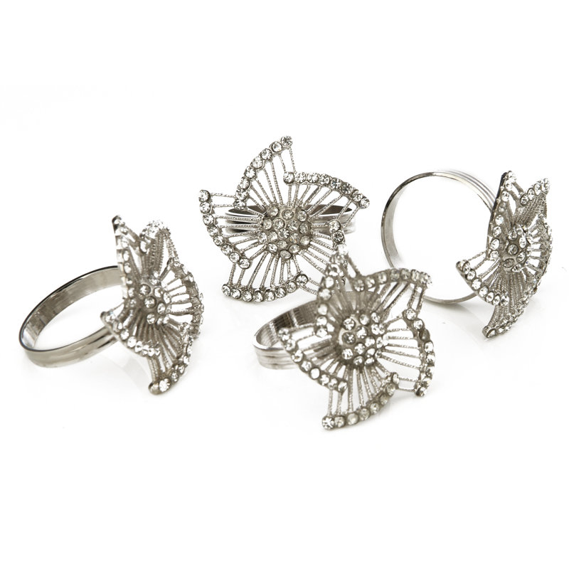 Bague de serviette bijoux Southworth, Nickel