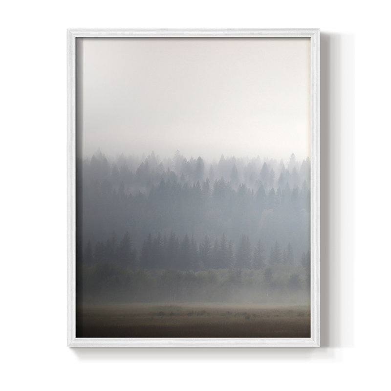 Morning Glow II, reproduction encadrée - bois massif, H 11 po x l 9 po, Blanc