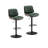  Modern Upholstered Swivel 26.2”H Faux Leather Adjustable Height Barstools with Footrest, for Bar, Kitchen, Dining Room-1439792110