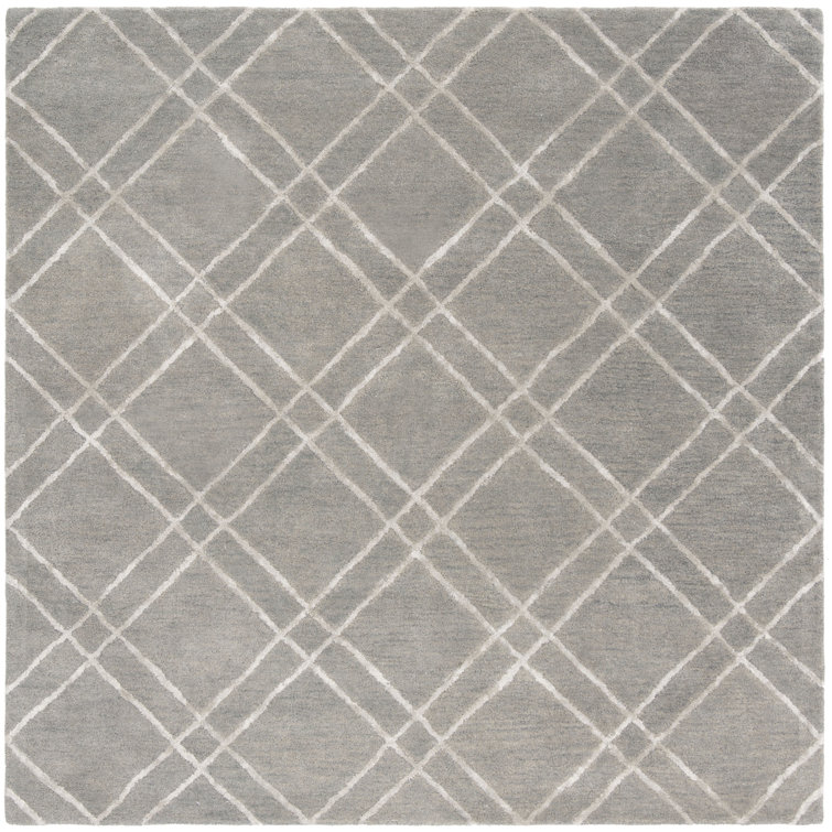 Milroy Hand Tufted Wool Geometric Rug