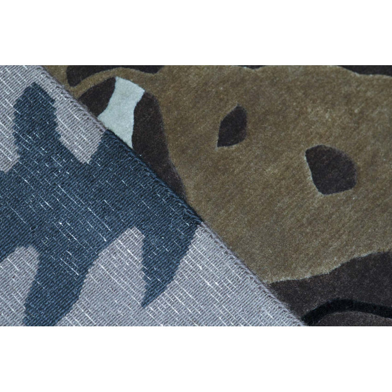 Wool Abstract Indoor Rug