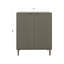 Armoire de cuisine polyvalente et moderne avec beaucoup d'espace pour les articles, bois d'ingénierie gris antique, 31,07 po de profondeur, 15,83 de largeur, 40,15 de hauteur de rangement