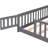 Twin Size Floor Bed (Gray)-1476433920