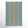 Tapis réversible intérieur / extérieur Chau - bleu clair