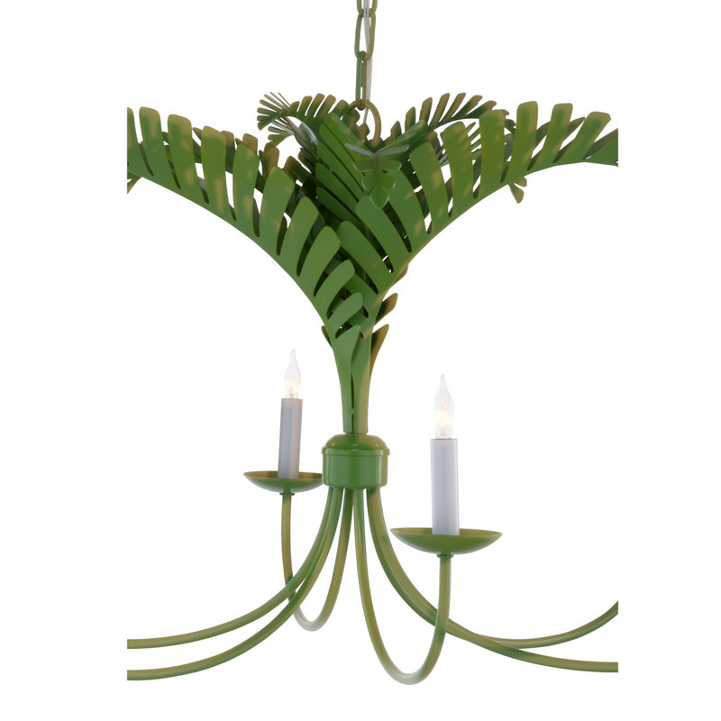 Royal 6 - Light Chandelier, Spring Green