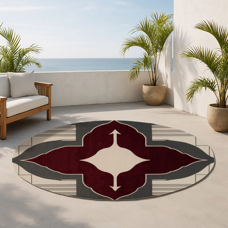 Tapis intérieur et extérieur Precision Pulse, Rond 5 pi