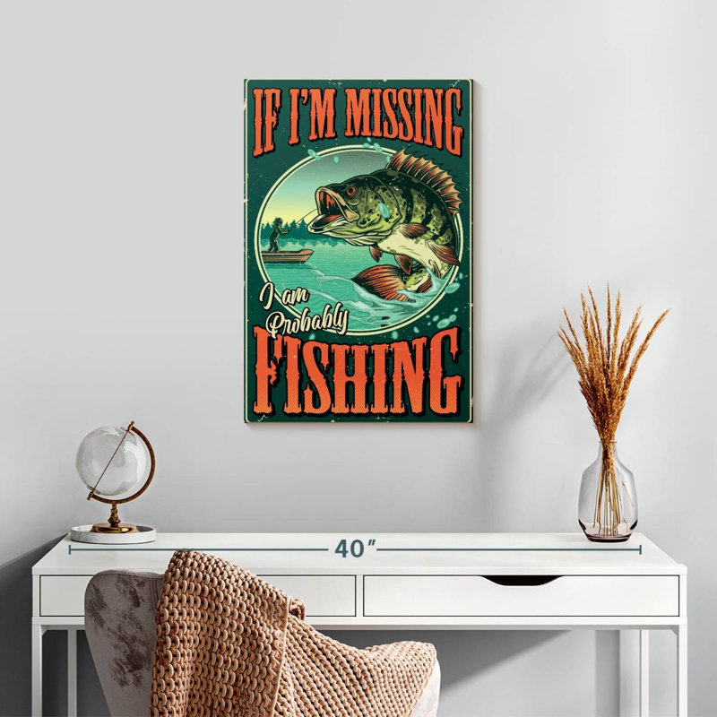Senne Bass Fishing, H 24 po x l 16 po