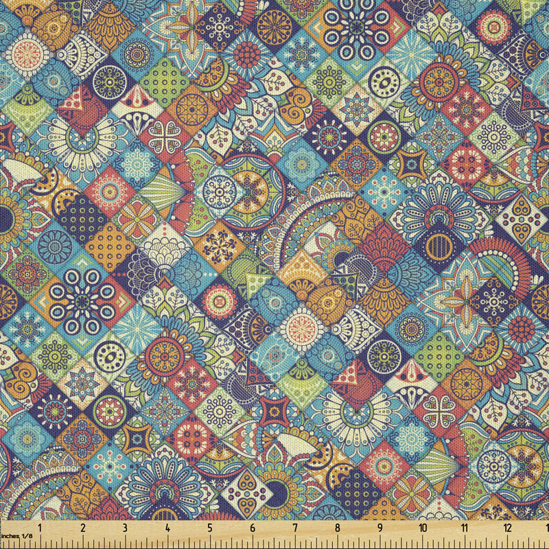 Dairius Ornamental Floral Fabric