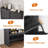 Shoe Cabinet with 3 Flip Drawers, Adjustable Shelf Wooden Organizer for Entryway, Hallway & Living Room-2017956899