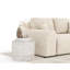 Two-seater square arms loveseat sofa-1595754567