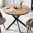 Bekircan Round Metal Base Dining Table