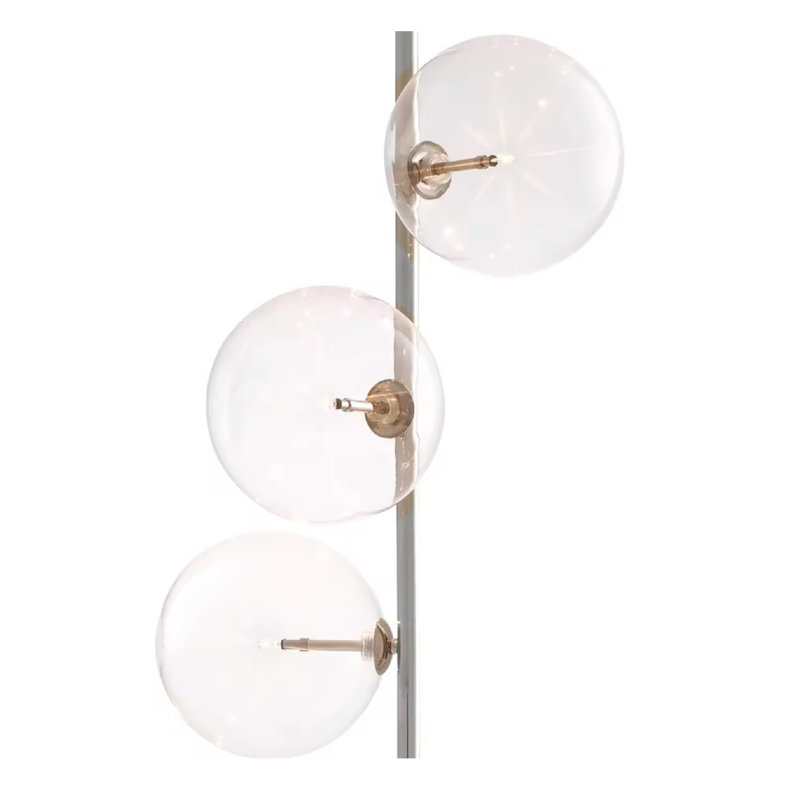 75'' Tree Floor Lamp, Brushed Gold