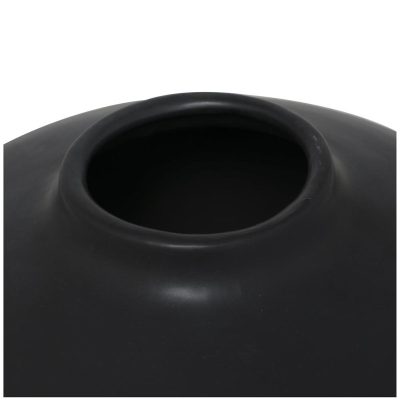 Vase de table en céramique Mable, Noir