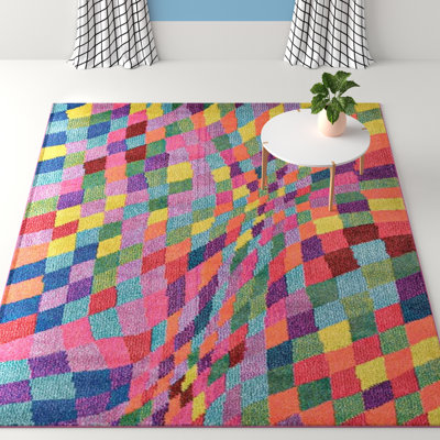 Auyeung Washable Geometric Indoor Rug
