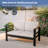 Outdoor Metal Loveseat With Cushions-1973156657