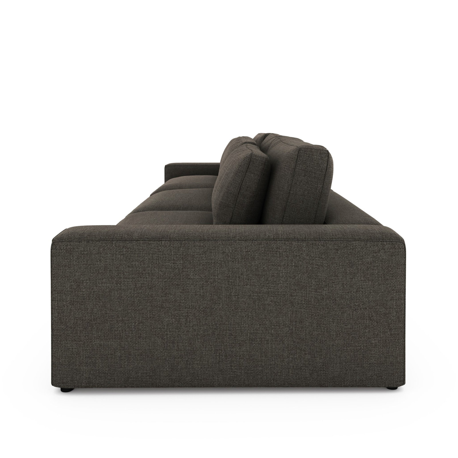 Marselle 131'' Upholstered Sofa, Landale Charcoal
