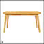 Ensemble de salle à manger décontracté en chêne naturel avec table 5 pièces et 4 chaises d'appoint, dossier incurvé, design Windsor, durable et élégant-682161478