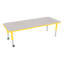 Table d'activités préscolaire rectangulaire à hauteur réglable avec roulettes-50509295-50509302-50509289