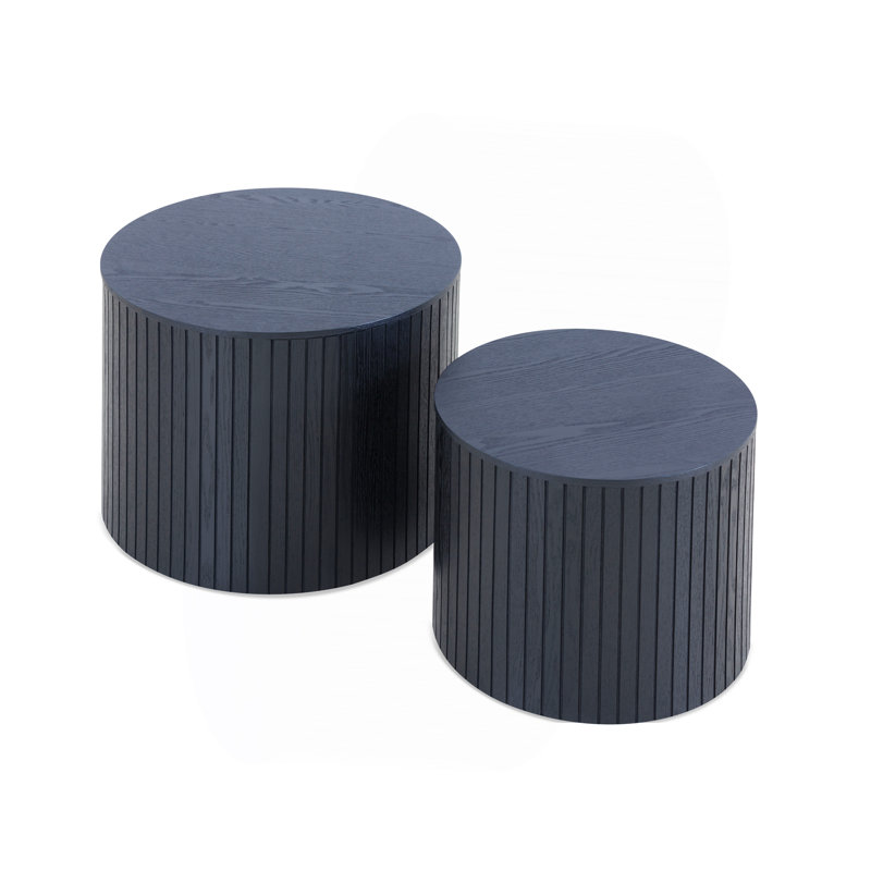 Ensemble de 2 tables gigognes