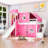 Jaleana Slat Loft Bed with Bookcase-1683763811-1683763808