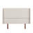 Bed with 48" Upholstered High Headboard