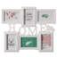 Ensemble de cadres en plastique 4 po x 6 po blanc