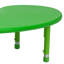 Table d'activité demi-lune en plastique pour enfants-7165795