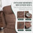 4 OKIN Motors Lay Flat Power Lift Recliner Chair with Heat & Massage, Electric Sofa, Cup Holders-1902255723