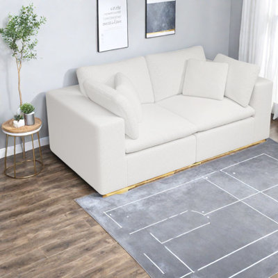 Luxury Modular Sofas, Plush Corduroy, Modern Design, Home And Apartment Use