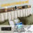 Upholstered Bed Frame with 3 Drawers, Bed with Storage Headboard and Charging Station-1248422149-1245003317