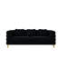 Canapé modulaire noir de 81 po à 3 places, assise profonde, coussins lombaires confortables, pieds en bois surdimensionnés, style moderne épuré, soutien solide-1432437750