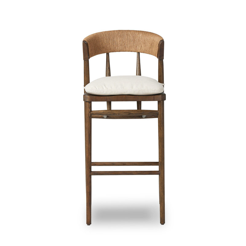 Naaliyah Stool With Cushion - Bar, Oak