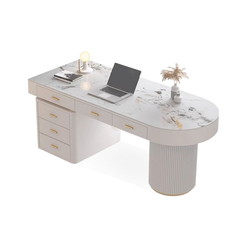 Bureau moderne et simple, H 29,53 po x l 55,12 po x P 27,56 po, Retour à gauche