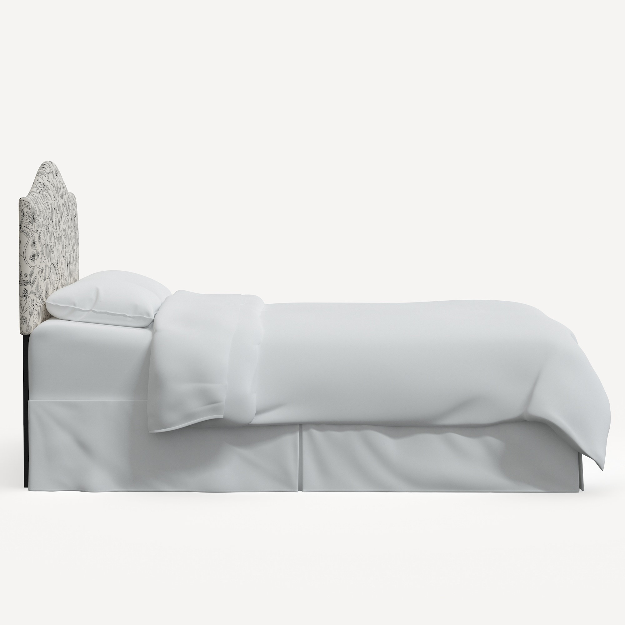 Rifle Paper Co. x Cloth & Company Mayfair Headboard, Cream Aviary, California King