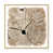 Toile naturelle avec cadre flottant