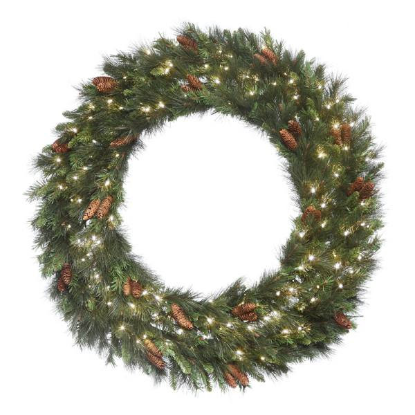 Couronne 48 po Noble avec lumières DEL (blanc chaud), Warm White