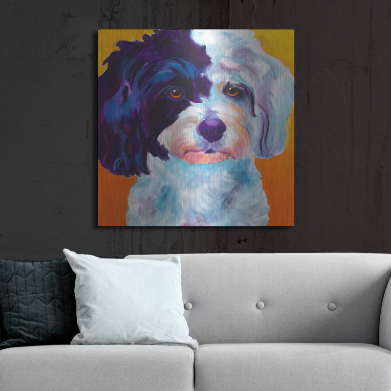 «Teddy Bear Dog» par Dawg Painter, H 36 po x l 36 po