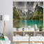 Mountain Lake Panorama - impression d'art graphique-35121720-35121722