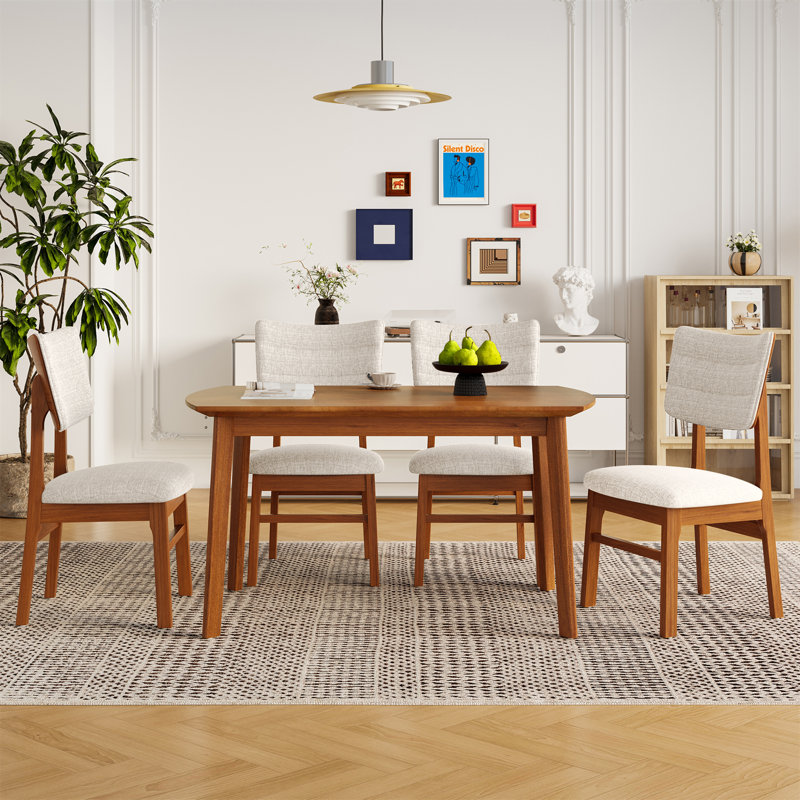 5-Piece Dining Table Sets including 4 Dining Chairs and A Dining Table