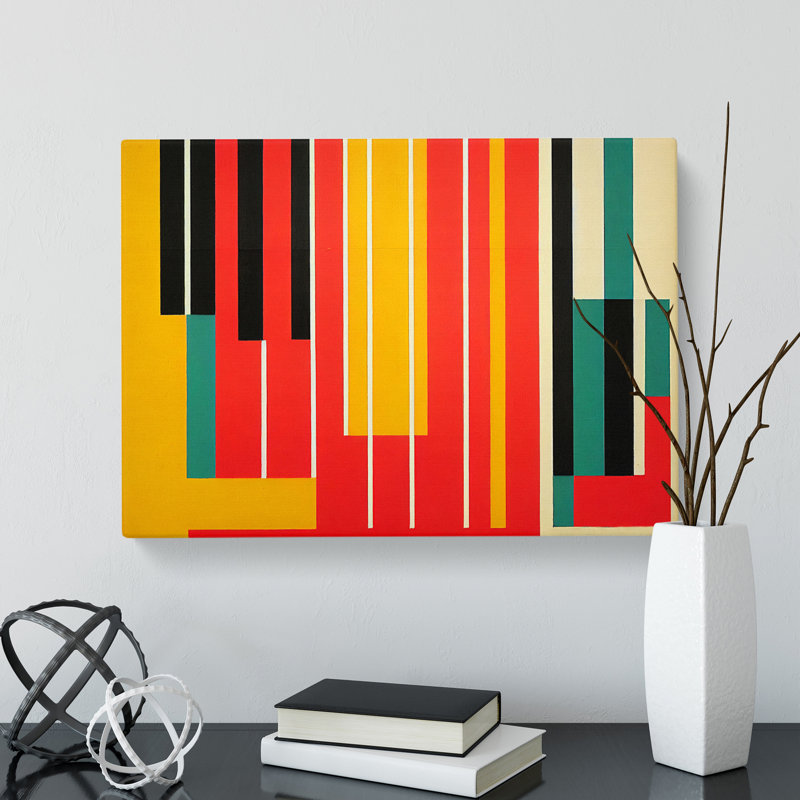 Modern Bauhaus Art Vol.5 Abstract - Wrapped Canvas Print, 35cm H x 50cm W x 3cm D