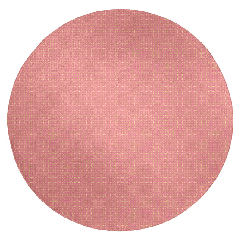 Chenille Indoor Rug, Round 5'