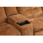 Canapé modulaire orange en chenille