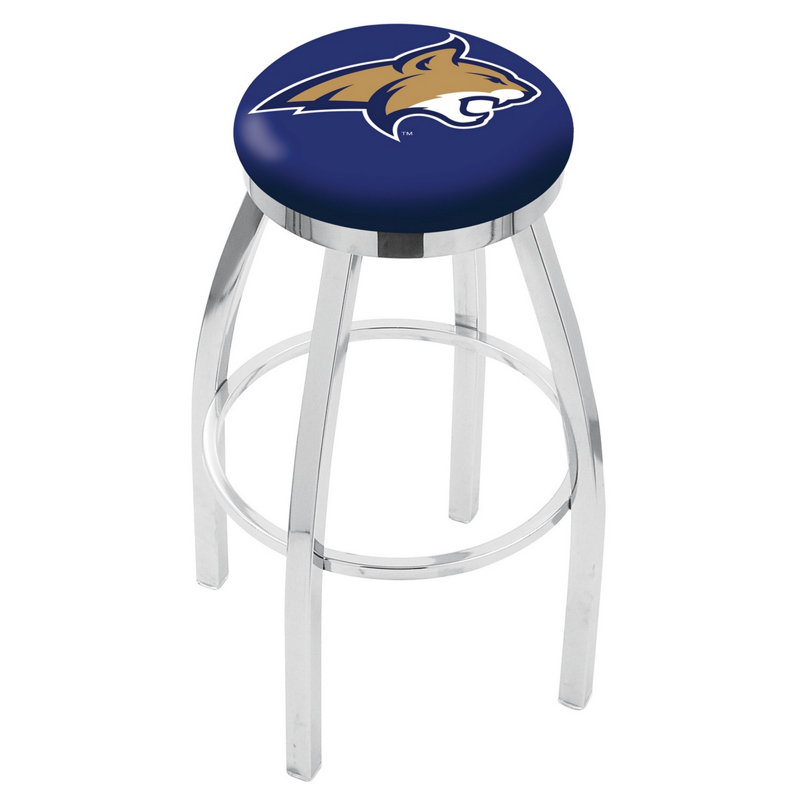 Tabouret tournant 36 "NCAA, Montana State, Chrome
